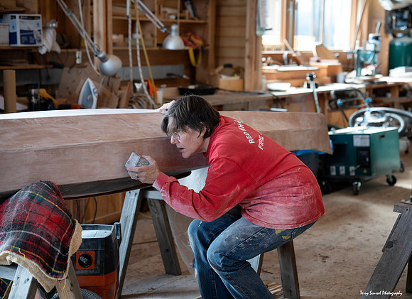 Jane at Northwest Maritime Boatshop Workshops