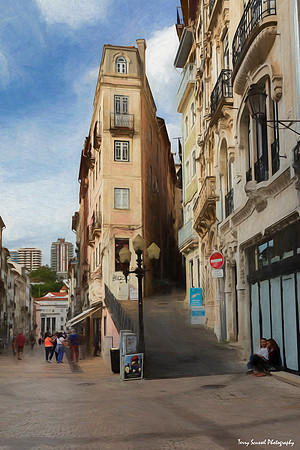 Coimbra Square 1 - Impressionistic