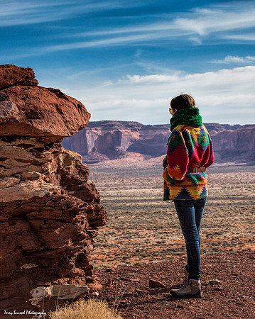Waiting in Monument Valley