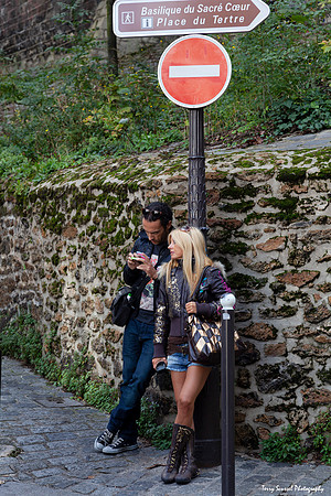 Waiting for a Taxi, Montmartre Paris