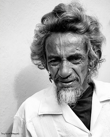 Trinidad - street person 5 (B&W)