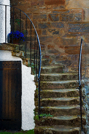 St Andrews Alley 3 Base Impressionistic