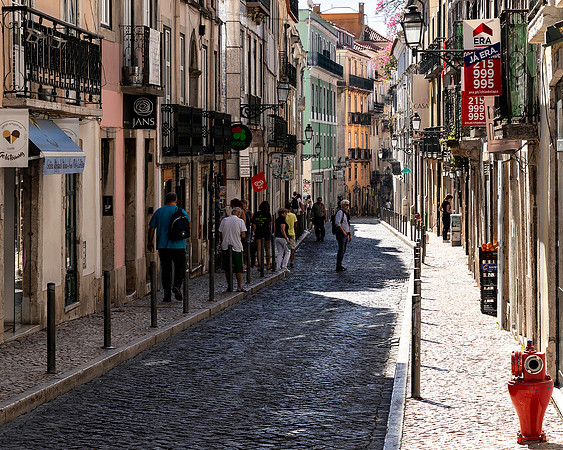 Alfama Street Scene 1