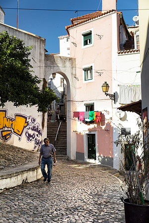 Alfama Street Scene 4