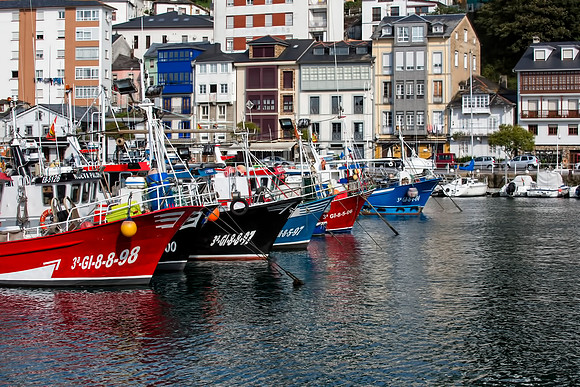 Fishing Fleet moored - Luarca (denoise)