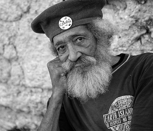 Trinidad Street Person  (B&W) 1