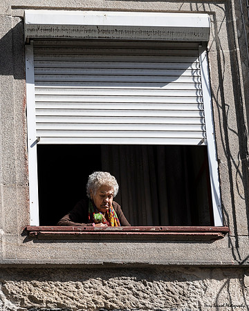 Lady in Window 3, Alfama