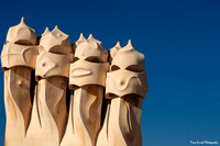 Casa Milà chimney vents 3