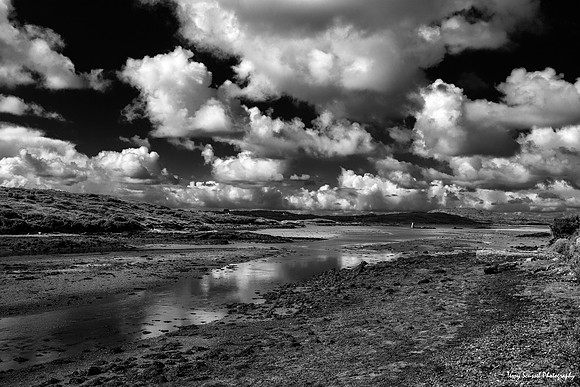Connemara National Park, Ireland (B&W)