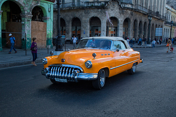 1953 Buick Orange Convertible