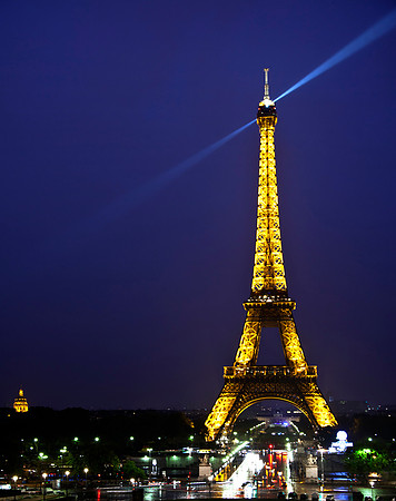 Eiffel Tower Night Lighting, Paris 1