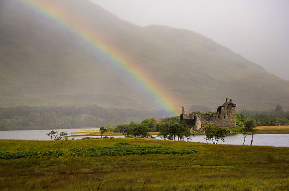 Rainbow over Kilchurn 3