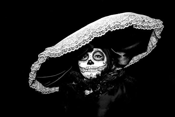 Dia de los Muertos - 3 B&W