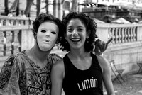 Jason & Friend - NYC B&W