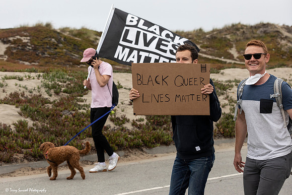 BLM - Pride Month Solidarity March 2 (Terry Scussel)