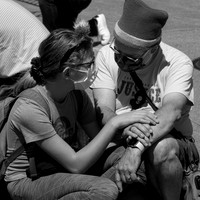 Assemble for Equity-March 8 (Terry Scussel) B&W