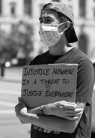 Assemble for Equity-March 25 (Terry Scussel) B&W