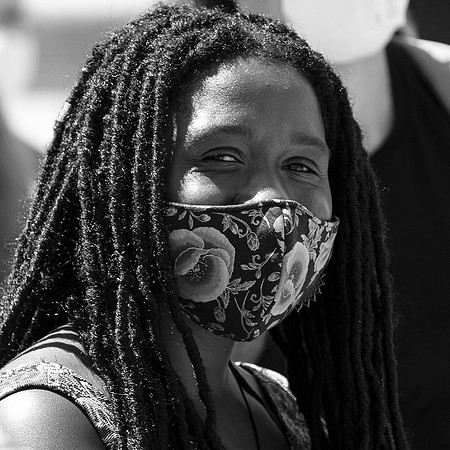 Assemble for Equity-March 18b (Terry Scussel) B&W