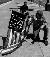 Assemble for Equity-March 14 (Terry Scussel) B&W
