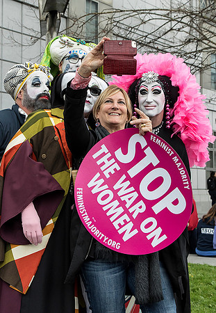 Photo By Terry Scussel  - Sisters of Perpetual Indulgence at Women's March SF 3