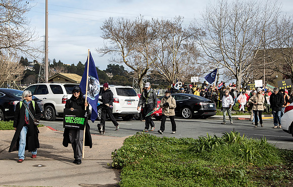 T. Scussel - Protesters  - at Pickleweed Park 6