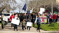 T. Scussel - Protesters  - at Pickleweed Park 7