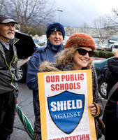 T. Scussel - Protesters  - at Pickleweed Park 9