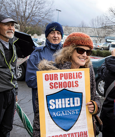 T. Scussel - Protesters  - at Pickleweed Park 9
