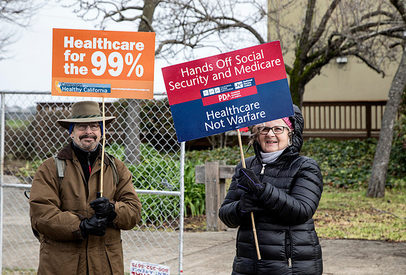 T. Scussel - Protesters  - at Pickleweed Park 2