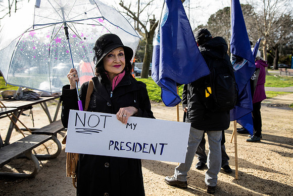 T. Scussel - Protesters  - at Pickleweed Park 3