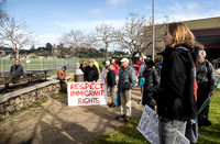 T. Scussel - Protesters  - at Pickleweed Park 5