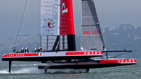 Italian Team at Work Flying over SF Bay