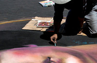 Chalk Artist at Work 2