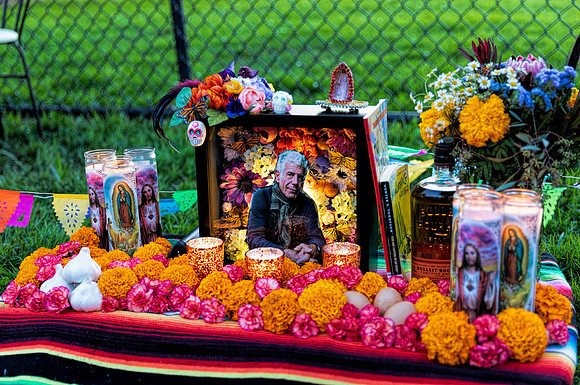 Altar to Anthony Bourdain