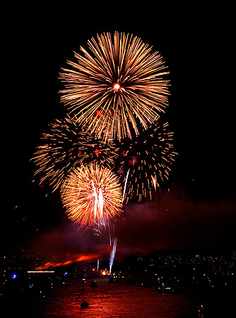 Golden Gate Bridge 75th Fireworks