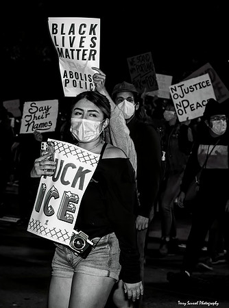 Solidarity w-Portland Rally 53 B&W (Terry Scussel)