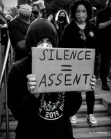 Solidarity w-Portland Rally 13 B&W (Terry Scussel)