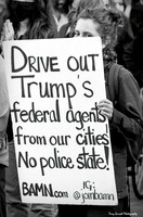 Solidarity w-Portland Rally 11 B&W (Terry Scussel)