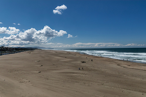 Widswept and Empty Ocean Beach - Pandemic 9 (Terry Scussel)