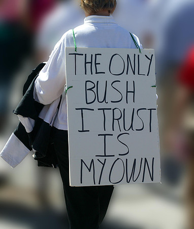 The Only Bush I Trust Is My Own
