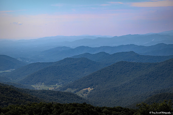 Blue Ridge Mountains from Craggy Gardens Visitor Center copy