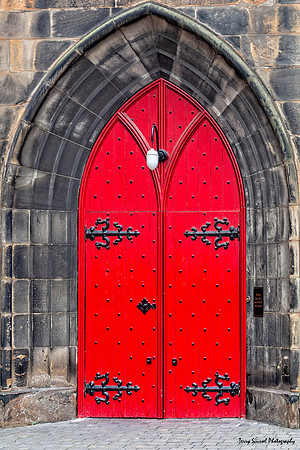 Edinburgh Castle Door