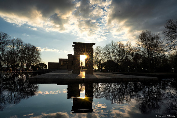 Tempo de Debod Sunset 2 copy