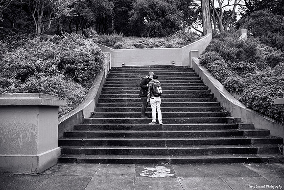 Love at Steps of Buena Vista Park, SF