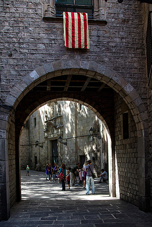 School Yard - Barcelona Old Town