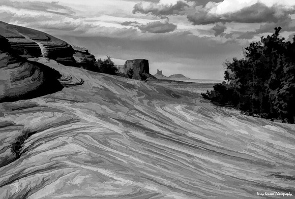 DeChelly sandstone, Monument Valley2-1