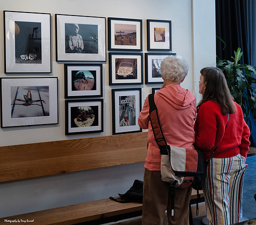 Judith Keenan Photo-Art Exhibit at Alma Cafe 12 (Terry Scussel)