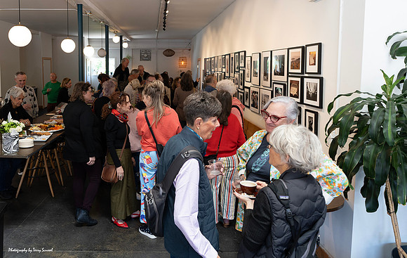Judith Keenan Photo-Art Exhibit at Alma Cafe 17 (Terry Scussel)