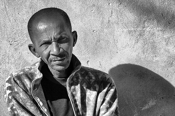 Trinidad - street person 2 (B&W)