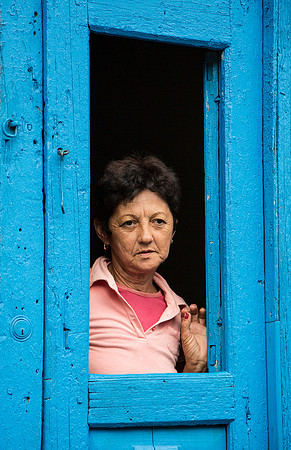 Blue Window Door 1